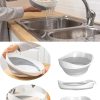 Collapsible Colanders- Folding Kitchen Set- Vegetable/Colander Extendable Thickened Handles, Folding Rice Strainer for Kitchen- 1 Piece