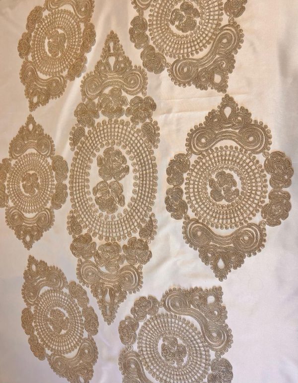 Placemat set of 7, 1 Runner 6 Plate Food Service Set, 902-Kahve/ Coffee Color Tablecloth Set, Service Presentation. Elegant, Fancy Charger for Dining Table, Holiday, Wedding, Decorative Placemat, Charger Table Setting - Image 6
